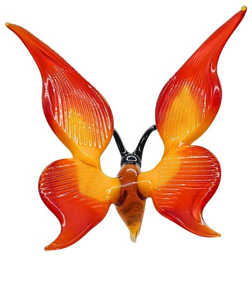 Orchideenstab - Schmetterling (normale Ausführung, gelb-rot)